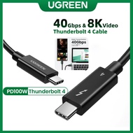 UGREEN Thunderbolt 4 Cable 40Gbps 8K@60Hz USB Type C to Type C Cable PD100W 5A Fast Charging Cord Co