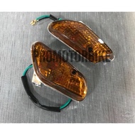 VISS YAMAHA Y110 SS 110 Y110SS FRONT SIGNAL LAMP SIGNAL LIGHT SET SIGNAL DEPAN ASSY TINTED SMOKE