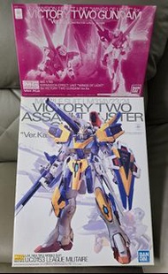 全新 PB MG 1/100 VICTORY TWO ASSAULT BUSTER GUNDAM 連 EXPANSION EFFECT UNIT "WINGS OF LIGHT" Ver.Ka 模型