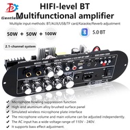 DC12-19V/AC110-220V 2.1-Channel D800 Bluetooth Amplifier Board 50W+50W+100W High-Power Output