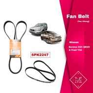 Nissan Fan Belt 6PK2247 (Tan Chong AutoPlus) X-Trail T30 Serena C24 QR20DE 6PK2247AP