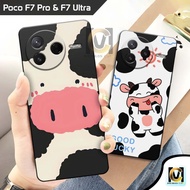 Case poco F7 Pro 5G & poco Latest Ultra 5GF7 2025 Cow Motif | SoftCase hp poco F7 Pro 5G & poco Ultr