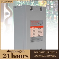Yohooo Digital Phase Shifter Single to 3 Converter 15HP 53A 7.5-11kW AC Industrial Inverter Compact 