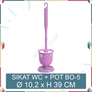 MICTON Lion Star Toilet Brush Pot Livina Toilet Brush No. 105 BO-5 Pink