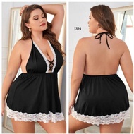 Jumbo Size Lingerie Kostum Cosplay Pelayan Mini Dress Maid JS34