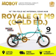ROYALE GT M9 Foldable Bicycle (Gold Edition)
