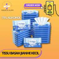 8pcs/Set Tissue Basah Mini/ Tissue Basah Travel/Wet Wipes Mini TISSUE BASAH BABY MURAH BABY WIPES WE