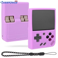 Silicone Protective Cover Shockproof Protective Case Anti-Scratch with Lanyard for MIYOO MINI Plus Handheld Game Console