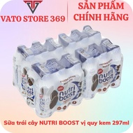 NUTRIBOOST fruit milk drink cookie cream flavor bottle 297ml