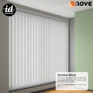Vertical Blind Tirai Vertical Blind Kantor & Rumah Blackout Dimout Sunscreen Custom Ukuran Kualita