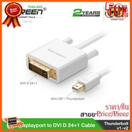 HOT!!ลดราคา Ugreen minidisplay to dvi 1.5m ##ที่ชาร์จ อุปกรณ์คอม ไร้สาย หูฟัง เคส Airpodss ลำโพง Wireless Bluetooth คอมพิวเตอร์ USB ปลั๊ก เมาท์ HDMI สายคอมพิวเตอร์