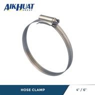 Hose Clamp Adjustable Orbit Hose Clip (4" / 6") High Quality Worm Drive Clip Clip Paip Kunci Paip