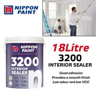 Nippon Paint Sealer 18L 3200 Interior Nippon Wall Sealer Paint Nippon Sealer Cat Sealer Dinding Dala