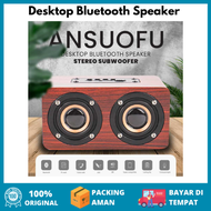 Desktop Speaker Bluetooth Full Bass Stereo Subwoofer Mini Murah / Speaker Bluetooth Karaoke Aktif St