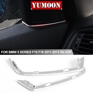 YUMOON 1Pair Car Interior Front Door Speaker Cover Gap Trim Interior Mouldings Accessories for BMW 5