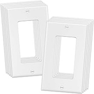 1-Gang Decorator Wall Plate Switch Cover Receptacle Outlet Cover Plates for Light Switches, Dimmers,