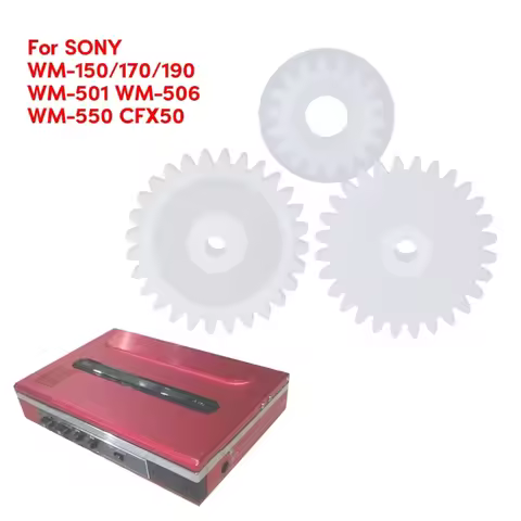 Replacement Gear Set For Sony WM150/170/190WM501 WM506 WM550 CFX50 Cassette Player Gears