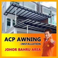 ACP Awning Basic Package With Installation Bumbung Rumah / Skylight / Metal Roofing (Per Sq Ft) (Johor Bahru ONLY)