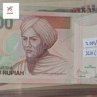 uang 5000 rupiah edisi imam bonjol tahun 2001/2009 missprint UNC