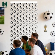 [Homyl] PET Soccer Rain Curtain Hanging Football Party Ornament Versatile Decorative Curtain for Ind
