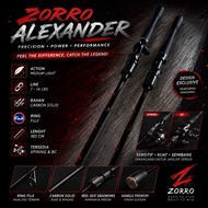 ZORRO ALEXANDER ROD | 180 | BAITCASTING BAITCASTING BAITCASTING | CARBON SOLID | FUJI Ring | MEDIUM 
