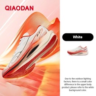 Qiaodan WIND 3 Pro รองเท้าวิ่งมาราธอนสำหรับผู้หญิงแผ่นรองคาร์บอนรองเท้าวิ่ง QDB022252298T