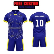 RN-87 TERMURAH [ FREE NAMA NOMOR PUNGGUNG ] JERSEY FUTSAL DEWASA/ BAJU