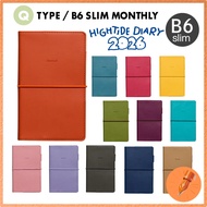 HIGHTIDE Planner 2026 Reple / B6 Slim Monthly / Starting October 2025