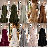 KATUN ABAYA DRESS ALUNNA EMBROIDERY 3 | FAJAR FAJAR FAJAR | ROYAL COTTON | Breastfeeding FRIENDLY | 