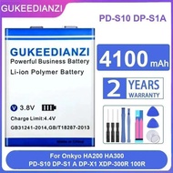 Audio Product Battery 4100Mah For Onkyo HA200 HA300 PD-S10 DP-S1 A DP-X1 Xdp-300R 100R DP-S1A