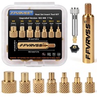 7x Mata Solder/Tip Sisipan Set Pemanas - untuk Sisipan Benang M2 M2.5 M3 M4 M5 M6 M8 Penyesuai Besi 