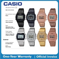 Casio Vintage B640W Digital Watch Unisex B640WB-1ADF, B640WBG-1BDF, B640WC-5ADF, B640WCG-5DF, B640WD
