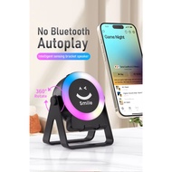 Automatic Induction Speaker with Bluetooth-Free Bluetooth Speaker With Colorful RGB Light