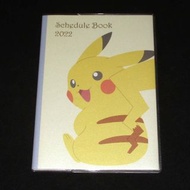 日本正版 Pokemon 寵物小精靈 比卡超 2022年 月間 B6 手帳 記事簿 記事本 Schedule