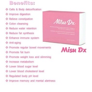 Misu Dx Detox + Misu N Generation Food Slimming Detox Nutrition Meal 1box 20sachet