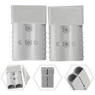 【SUFA】2PCS 350AMP For ANDERSON Plug Forklift Battery Power Connector Gray and Red