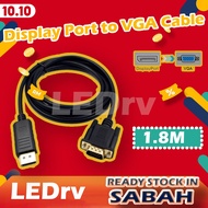 DP2VGA DP to VGA Displayport To Vga Converter Dp Male To Vga Cable Adapter 1080P Display Port