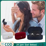 Ring Box Couple Ring Box Engagement Ring Container 2 Rings Holder