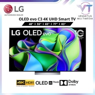 [FREE SHIPPING] LG 55" 65" 77" 83" OLED evo C3 120Hz Dolby Vision & HDR10 4K UHD Smart TV 83C3PSA 77