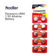 Panasonic LR44 AG13 G13A Button Battery 1.5V Alkaline (10pcs)