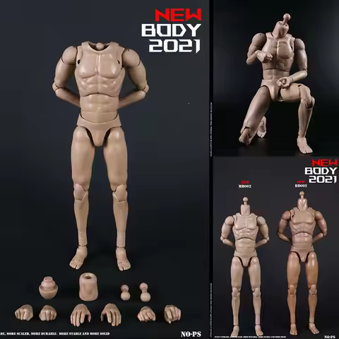 COOMODEL MB001 MB002 MB003 MB004 1/6 Scale Super flexible Muscle Male Soldier 239/261mm Man Body Fit
