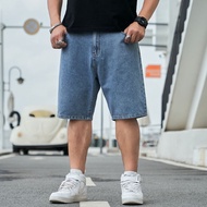 Short Shorts Casual Cropped Pants Extra Large Cropped Pants Fat Wear-Resistant Middle Pants Fat Guy 