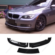 For BMW E92 E93 NON-M Sport 2006-2013 Coupe/Cabrio Gloss Black Car Front Bumper Lip Spoiler Splitte
