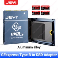 JEYI 2230 M.2 NVMe SSD ไปยัง CFE Type-B อะแดปเตอร์ทองแดงบริสุทธิ์การ์ดหน่วยความจำ CFexpress สำหรับ N