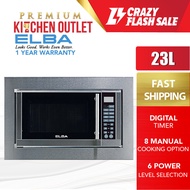 【Own Truck Delivery】Elba Italy 23L Built-In Microwave Oven With Grill EMO-2306BI | Klang Valley only