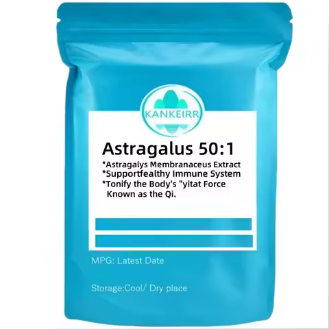 Customized Aluminum Foil Bag for Astragalus Root Extract Powder Huang Qi 50:1 DoubleDeck PlasticBag 