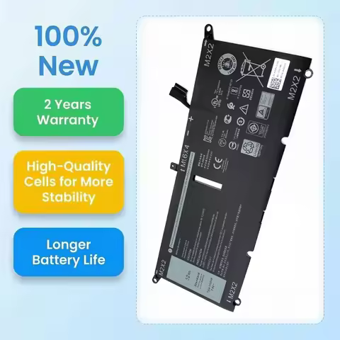 DXGH8 Laptop Battery For Dell XPS 13 9380 9370 7390 For Dell Inspiron 7390 2-in-1 7490 G8VCF H754V 0