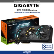 GIGABYTE GeForce RTX 5080 GAMING | 16GB GDDR7 | OC Edition | Graphics Card (GV N5080GAMING OC-16GD)