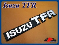 DOOR SIDE STICKER "CHROME" (21x3 cm.) Fit For "ISUZU TFR" (1 SET) // โลโก้ สติ๊กเกอร์ สีโครเมี่ยม พร้อมกาวติด