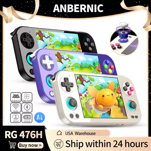 Anbernic RG476H Retro Handheld Games Console 4" LTPS Multi-touch Full Screen Android WIFI Bluetooth